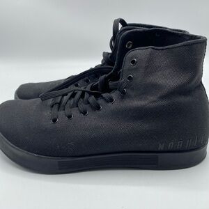 NOBULL Outwork Men’s 8.5 Women’s 10 Black Gym CrossFit High Top Trainer Shoes